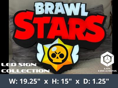 Brawl Stars LED Sign