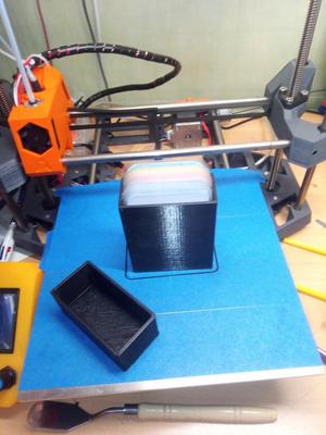 Box and lid for cards