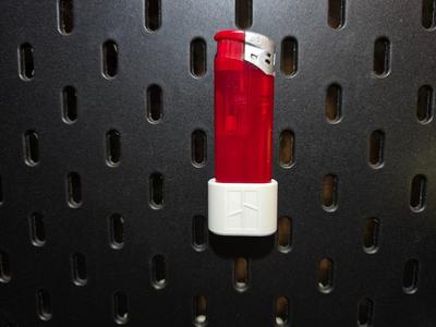 IKEA Skadis Lighter Holder with Bambu Logo