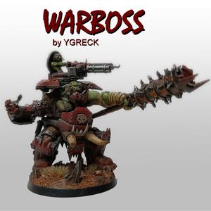 ORK WARBOSS IN MEGA ARMOR by YGRECK