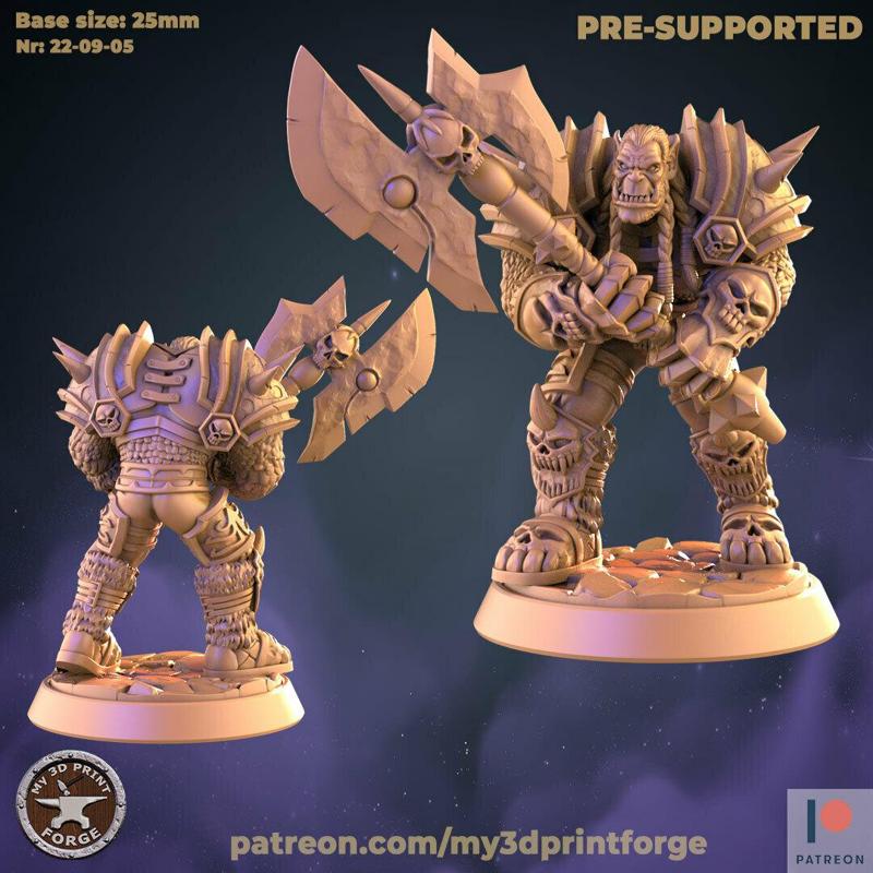 Orc Boss Attack pose