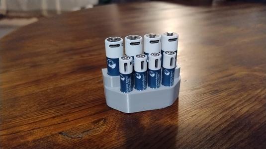 Battery Holder (4 x AA + 4 x AAA)