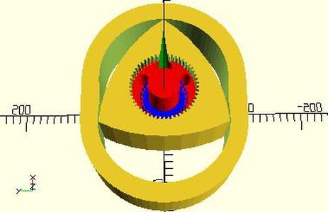 Animated Parametric Rotary Engine