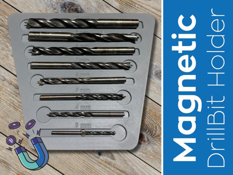 Magnetic drill bit holder