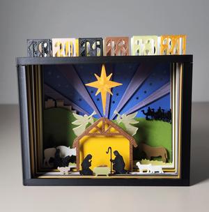 Quick print Advent Calendar frame