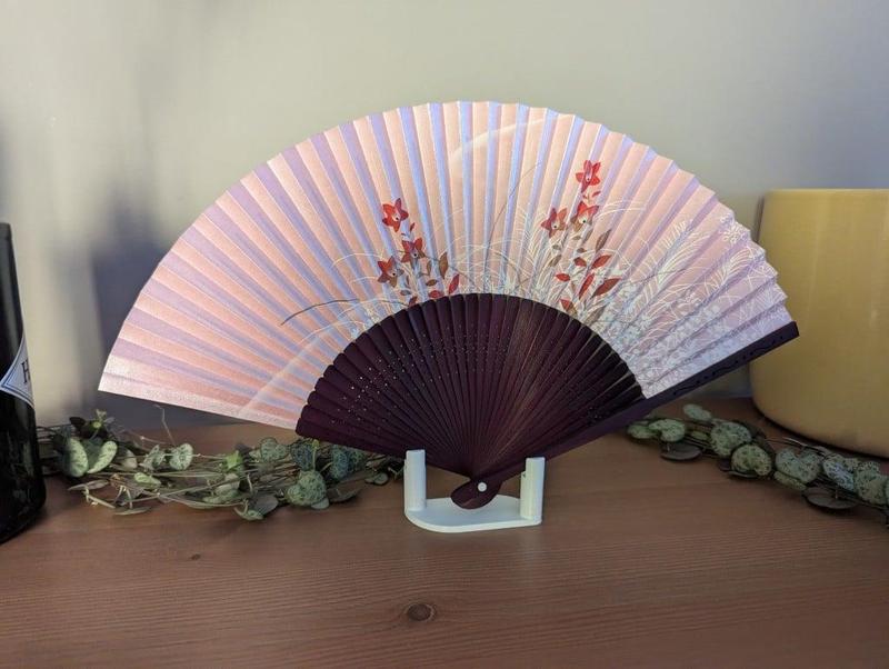 Sensu (Japanese Hand Fan) Stand - Rounded