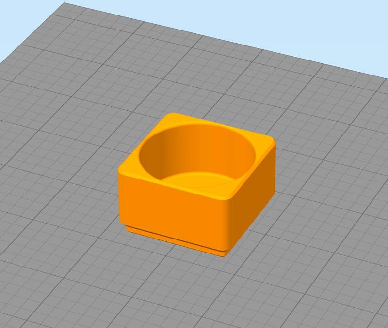 Bottle Holder (ø38.5mm) - 1x1 Gridfinity