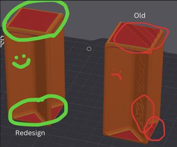 Redesigned FTC Sample (Designed for 3d printing)