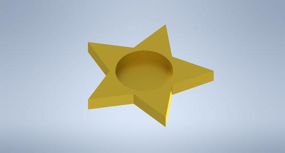 Christmas Star Candle Holder