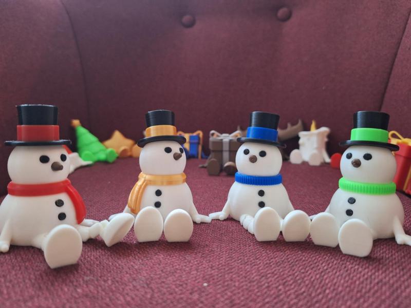 Articulated Snowman