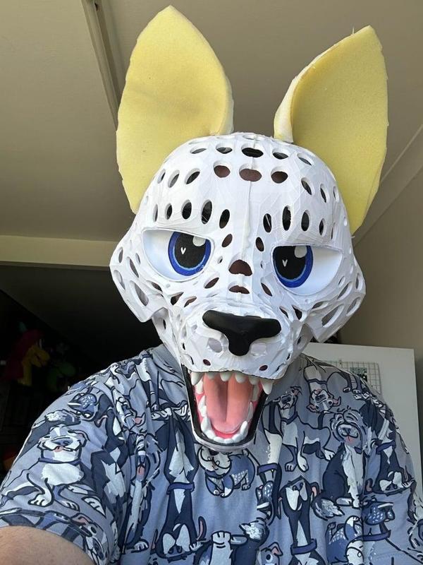 Heavily Modified Wolf/Dog Fursuit Base With Moving Jaw 