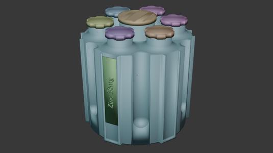 PillvolverCylinder - pill/supplement storage