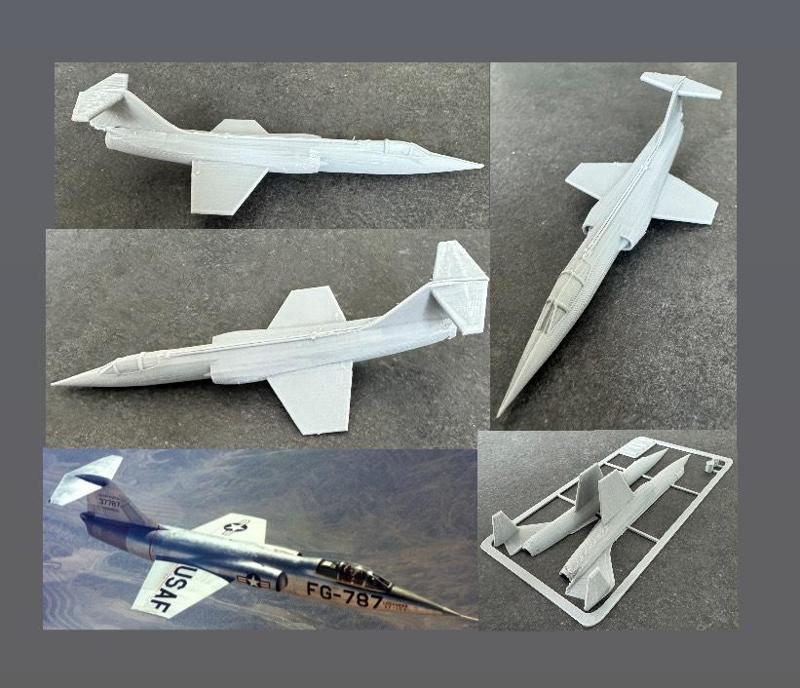 F-104 Starfighter kit card