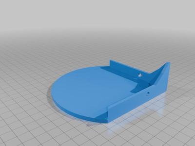 corner shelf (with room for cables)