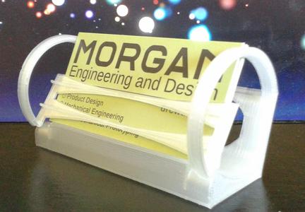 Wide Business Card Clip Holder