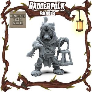 Badgerfolk Ranger Garden Fable