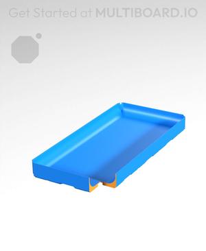 2x4x0.5 - Full Curved Bin - Multibin Insert
