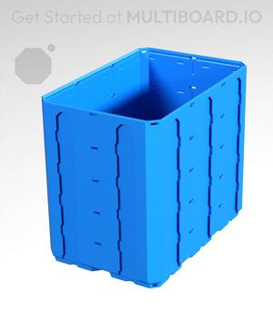 2x3x2.5 - Topped Multipoint Rail - Multibin Shell