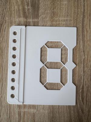 Stencil Book: Digital Clock Stencil