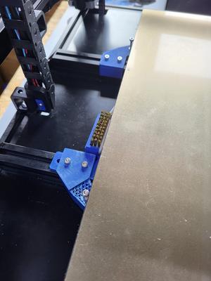 Voron 2.4 Bed Stop/Aligner + Nozzle Scrubber/Brush