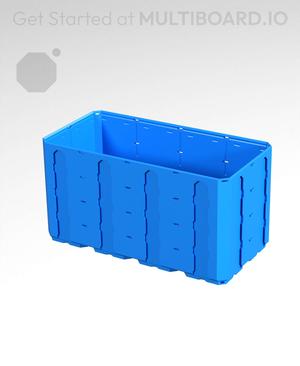 4x2x2 - Topped Multipoint Rail - Multibin Shell
