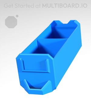 1x1x2.5-Deep - Grid Divided - Multibin Simple Drawer