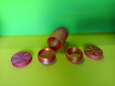 contenedor con gadget