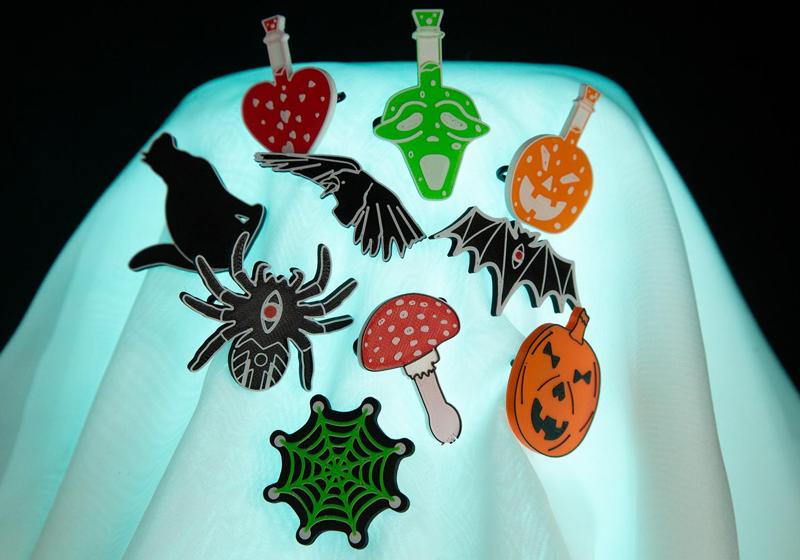 Halloween pins collection