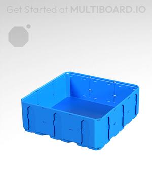 3x3x1 - Topped Multipoint Rail - Multibin Shell