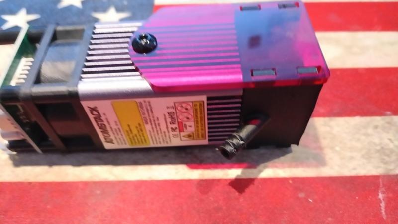 Atomstack A5 laser engraver airrasist nozzle with lens blow