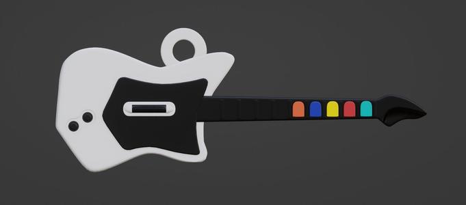 Guitar_Hero_Keychain.stl