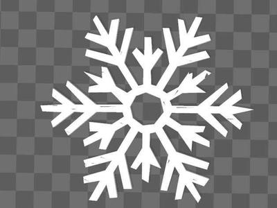 snowflake christms deco