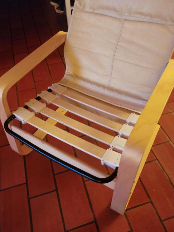 Ikea PELLO Seating Fix with Ikea LUROY Bed Slats