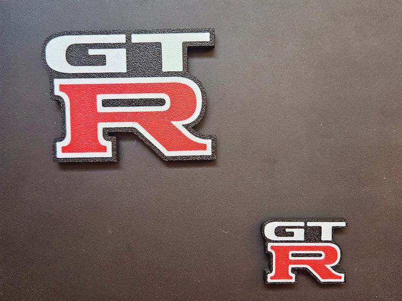 Nissan GTR logo fridge magnet