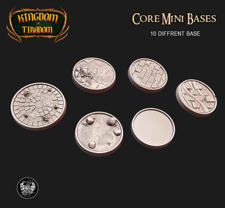 Core Mini Bases_KingdomOfTiradom_25mm