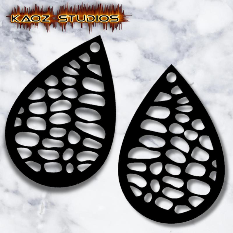 aligator drop earrings-1.stl