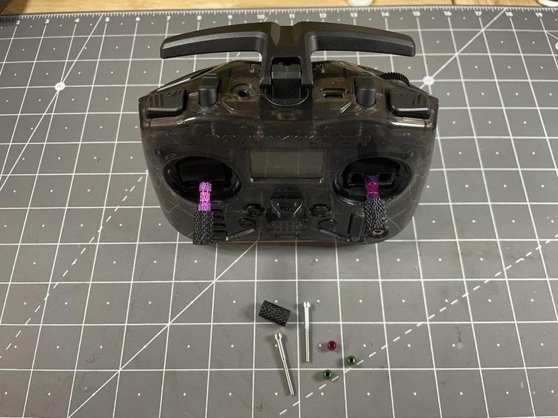 RadioMaster Pocket stick ends