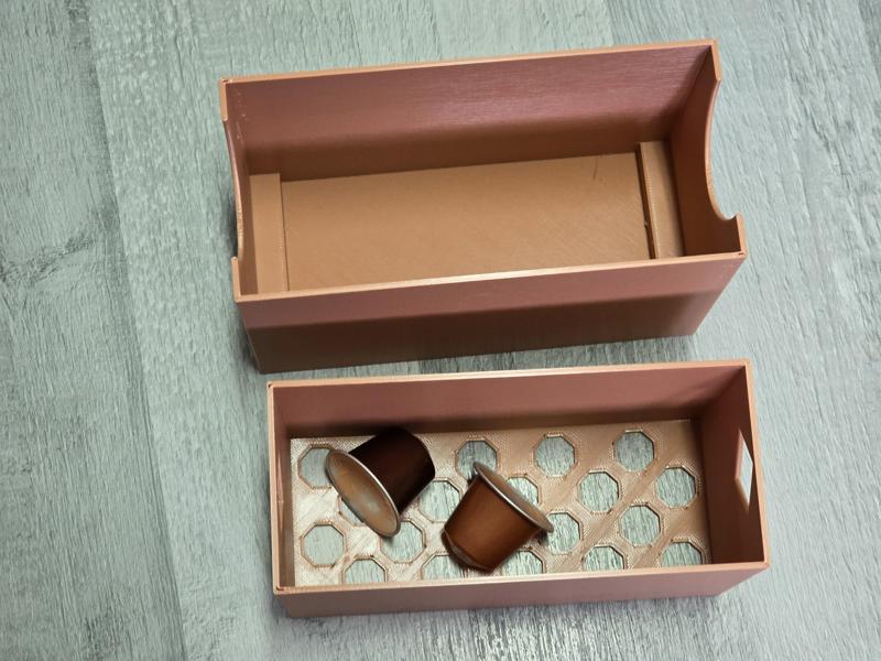 Réservoir bac de récupération capsules café