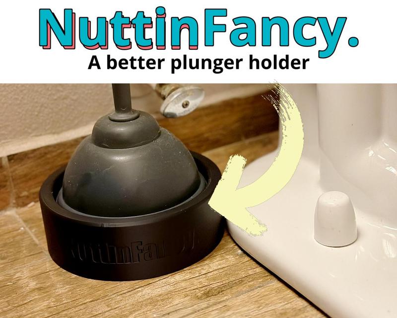 NuttinFancy. A better Toilet Plunger Holder!