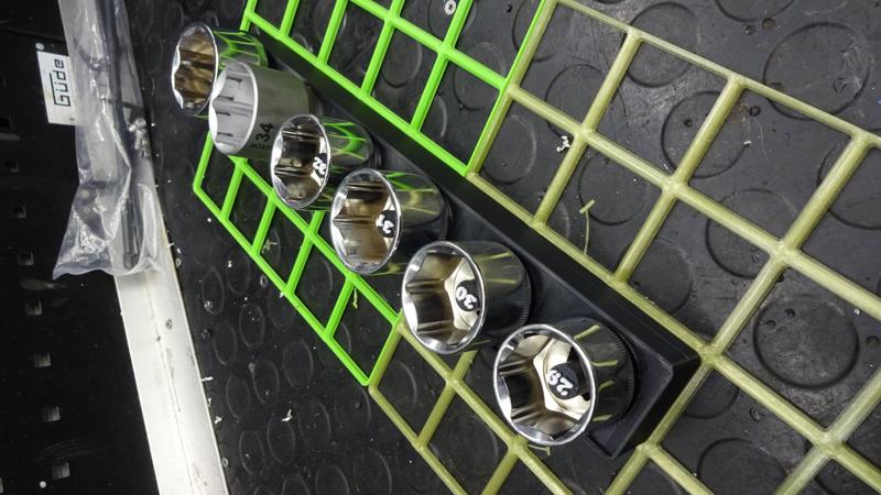 Gridfinity 1/2 socket holder 29-36mm