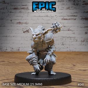 Classic Goblin Sitting / Male Goblinoid / Evil Ogre / Green Skin Army Soldier / Siege Servant
