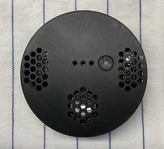 Rhasspy Case (Dot) with respeaker 2 Mic Array and Speaker w/additional ports