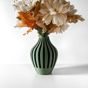 The Leris Vase, Modern and Unique Home Decor for Dried and Preserved Flower Arrangement  | STL File