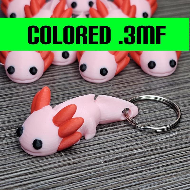 Mini Monster #2_Keychain_Colored.3mf