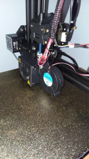 Quick and dirty 5015 fan mount for Ender 3
