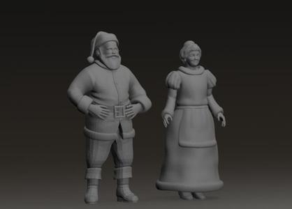 Santa and Mrs Claus | Christmas Figures Statues