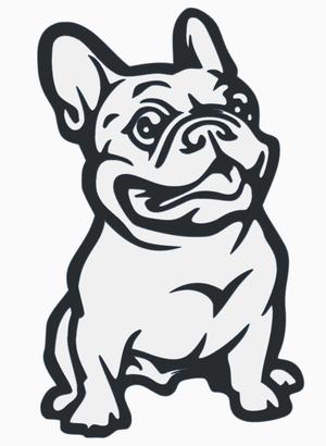 wall art - bulldog
