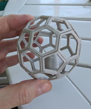Ball in ball FIXED and flat to horizontal