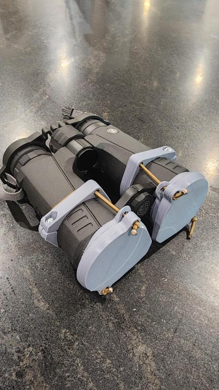 Zulu 5 (10x42mm) Binocular ARD Killflash Cap and Collar System