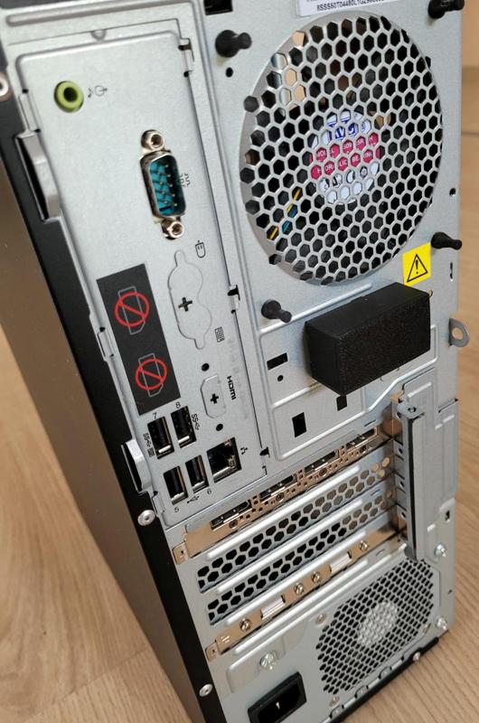 Lenovo ThinkStation rear antenna cover